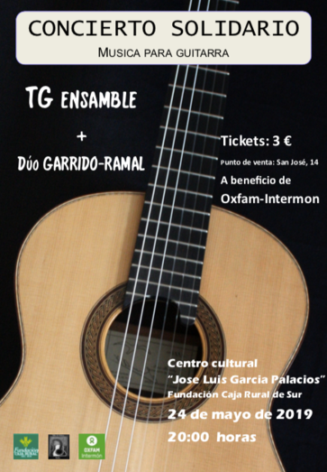 El 'Taller de Música para guitarra' ofrecerá un concierto solidario en la Fundación Caja Rural del Sur