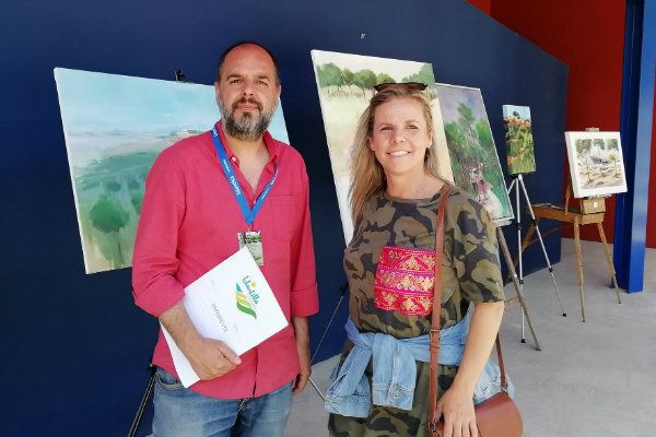 Gran calidad en las obras del Concurso de Pintura Rápida 'Colores de Islantilla'