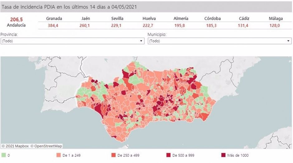 Hasta 11 municipios onubenses tendrían cierre perimetral desde este jueves si no bajan sus cifras en las próximas 24 horas