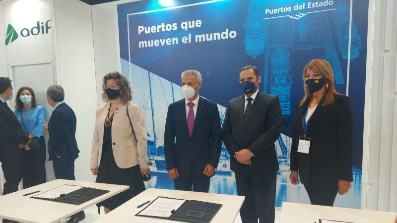 El Fondo Financiero de Accesibilidad Terrestre Portuaria financiará con 11 millones de euros la línea ferroviaria Huelva-Sevilla