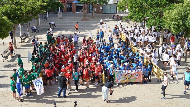 Pistoletazo de salida de las olimpiadas escolares de San Juan del Puerto