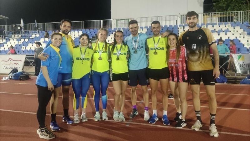 Ismael Díaz y Marta Corazón, campeones de Andalucía de Clubes con Nerja y Unicaja