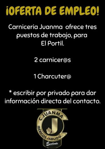 Carnicería Juanma precisa de dos carniceros y un charcutero