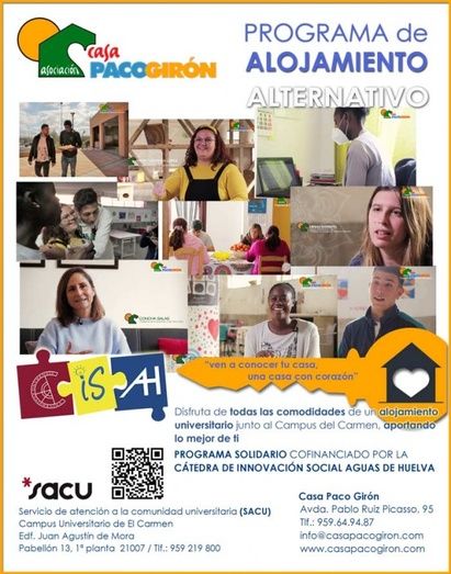 El 'alojamiento con corazón' de la Cátedra Aguas de Huelva, listo para el nuevo curso en la UHU