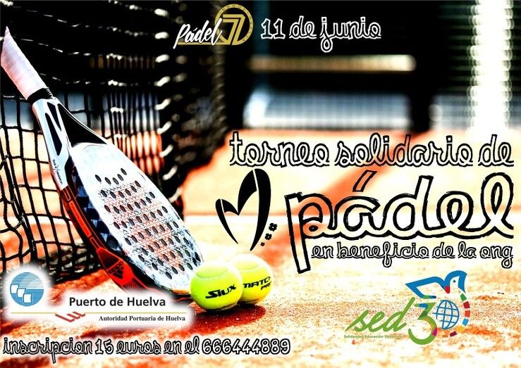Respaldo del Puerto de Huelva para el torneo de pádel solidario de la ONG Marista 'Solidaridad, Educación, Desarrollo'