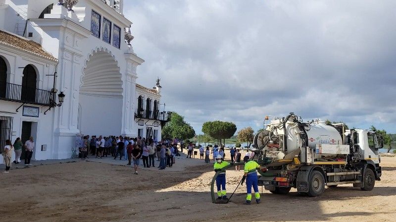 Aqualia prevé un consumo de 60 millones de litros de agua en El Rocío