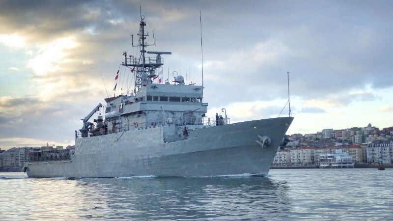 Recala en Huelva el buque de la Armada 'Atalaya' y abre sus puertas a los onubenses