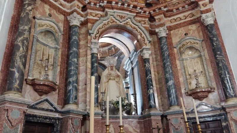La Iglesia Prioral del Castillo de Aracena luce ya su Retablo Mayor tras restaurarse