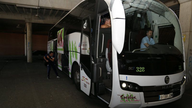 El Recre viaja con sus 20 jugadores y entrenará este sábado en el estadio El Plantío de Burgos