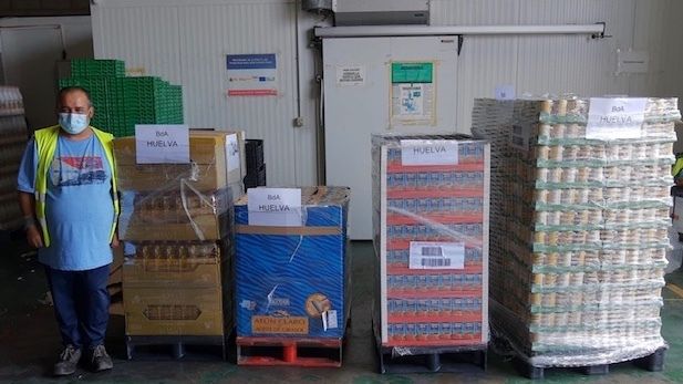 Mercadona entrega más de 5,4 toneladas de productos de primera necesidad al Banco de Alimentos de Huelva 