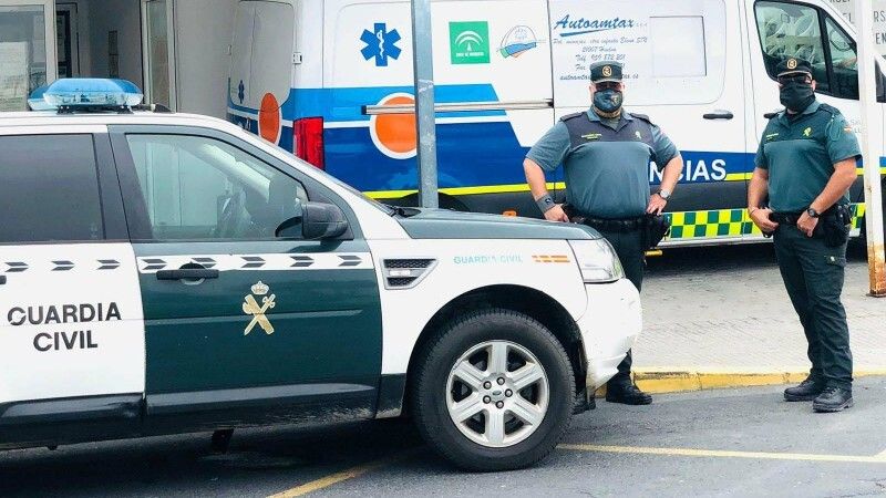 La Guardia Civil le salva la vida a una mujer de 65 años que se encontraba rodeada de sangre y deshidratada tras sufrir un fuerte golpe