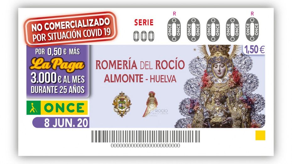 La ONCE quiere rendirle su particular homenaje y cariño al Rocío