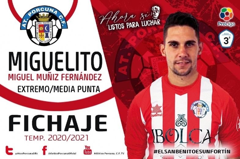Miguelito ficha por el Atlético Porcuna tras despedirse del San Roque