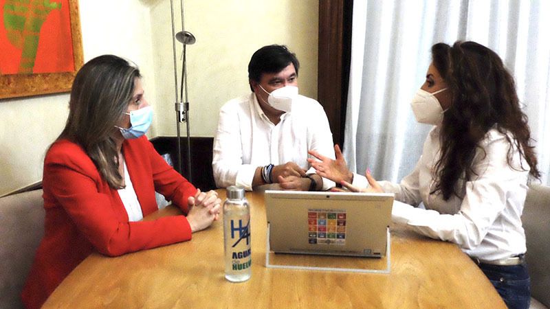 El Ayuntamiento aborda con Aguas de Huelva los proyectos que la empresa presentará a los Next Generation