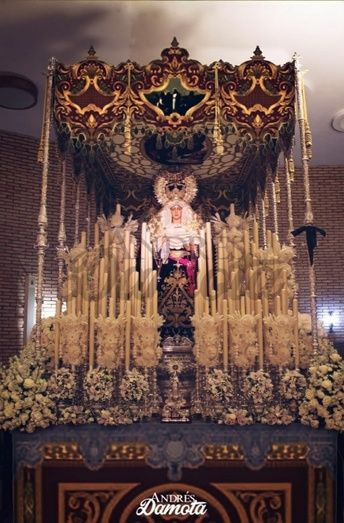 José Antonio Burgalat: “El proyecto del nuevo palio de la Virgen de la Caridad es un gran paso que había que dar”