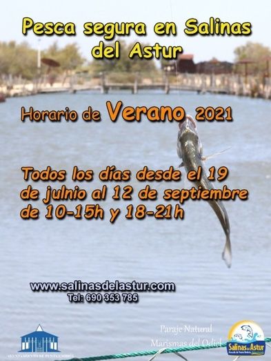 Este fin de semana se reactivará la actividad Pesca Segura de Salinas del Astur