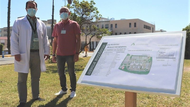 El Hospital Juan Ramón Jiménez inaugura una senda botánica con zonas ajardinadas y de plantas