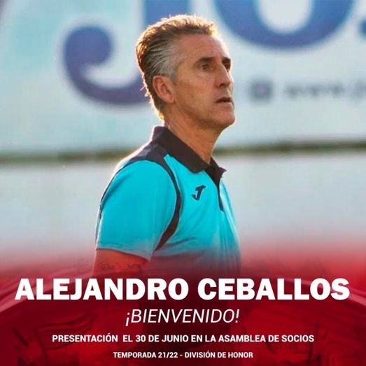 Alejandro Ceballos regresa a la provincia onubense para dirigir al Ayamonte