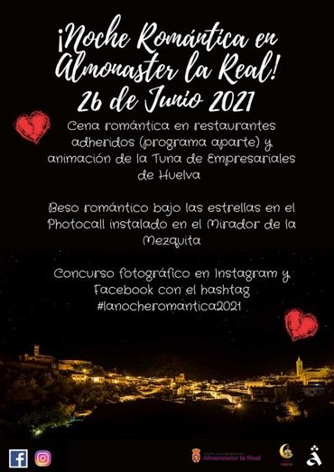 Almonaster la Real celebra el día 26 la tercera edición de su ‘Noche Romántica’