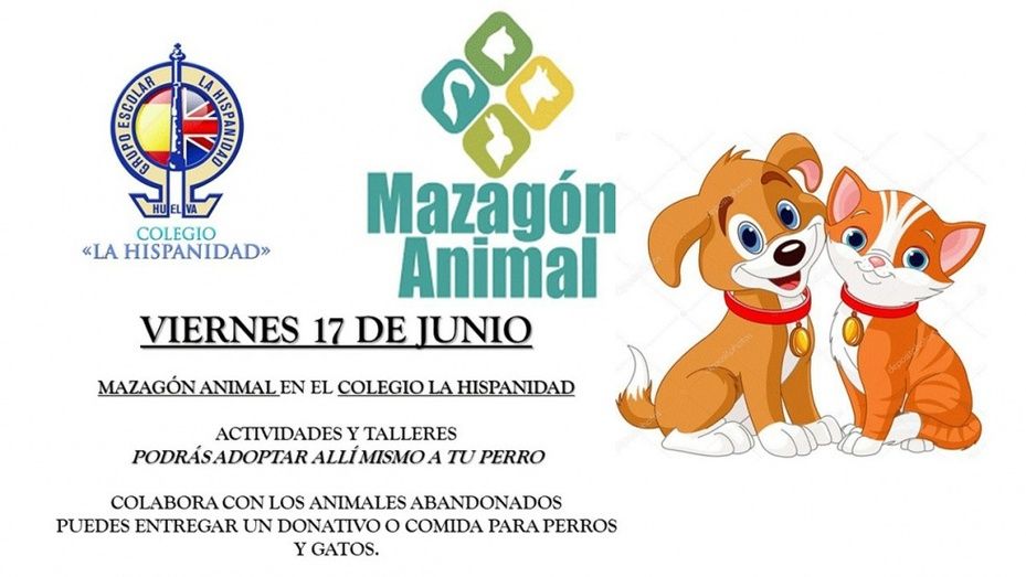 'Mazagón animal' visita este viernes el colegio La Hispanidad