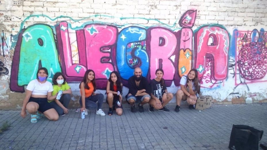 Jóvenes de 20 municipios onubenses participan en talleres de 'Graffiti y Lettering'