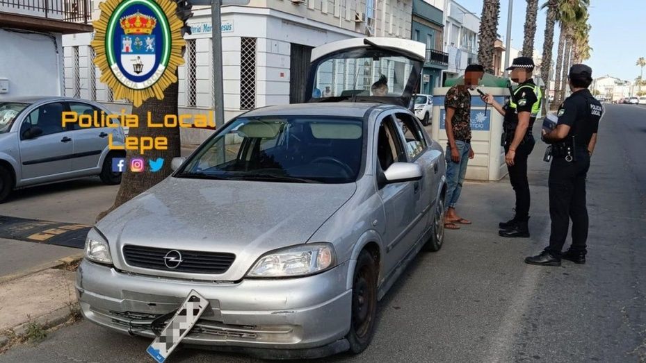 3.400 euros de multa para un conductor que cometió cinco 'infracciones graves' en Lepe