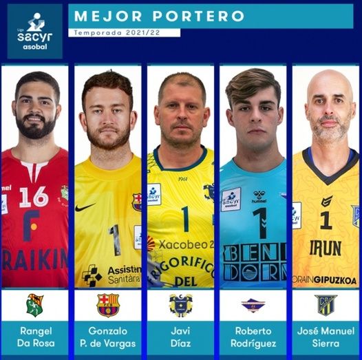 José Manuel Sierra, candidato a mejor portero de la temporada en Asobal