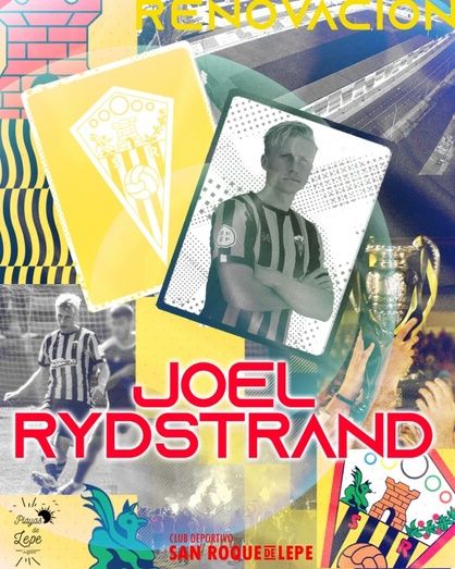 El San Roque anuncia la cuarte temporada de Joel Rydnstrand como aurinegro