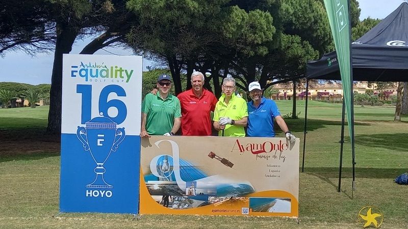 El onubense Joaquín Rodríguez gana el premio ‘Scratch’ del Máster final del Circuito Andalucía Equality Golf Cup