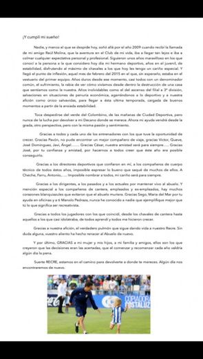 David Torrejón se despide del Recre tras 10 años vinculado a la cantera y al primer equipo