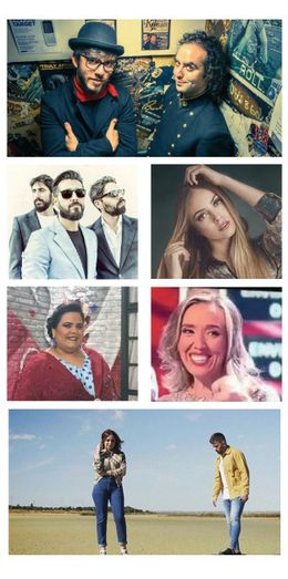 Antílopez, Los Aslándticos, Ana Mena, 'Kiko y Shara' y los concursantes de 'Yo soy del Sur', en Punta