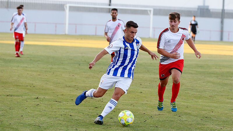 Victoria albiazul en el clásico de pretemporada ante el Cartaya (1-2)