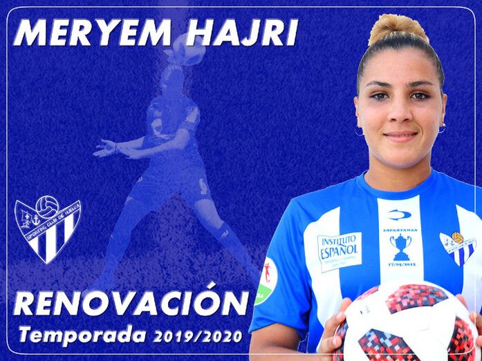 El Sporting Huelva cierra su plantilla con la renovación de Meryem Hajri