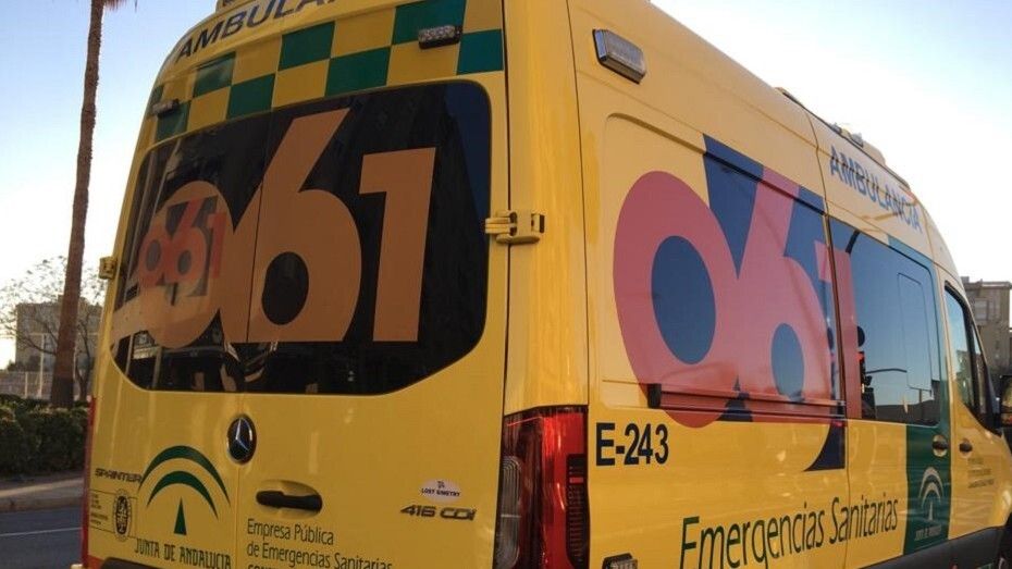 Cuatro hombres resultan heridos y trasladados al hospital Infanta Elena tras volcar su vehículo en la carretera que une Almonte y Rociana