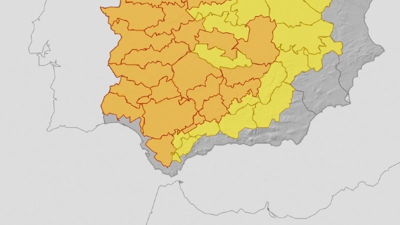 Aviso naranja por altas temperaturas parte de la Sierra, el Andévalo y el Condado