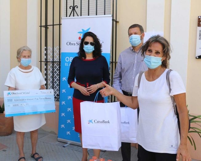 Asplama y la Caixa llevan su Programa de Comidas Solidarias a Mazagón