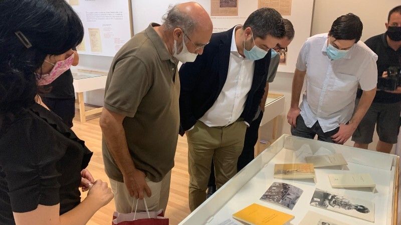 La exposición 'Platero y yo' recuerda la relación de Jesús Hermida con Juan Ramón Jiménez