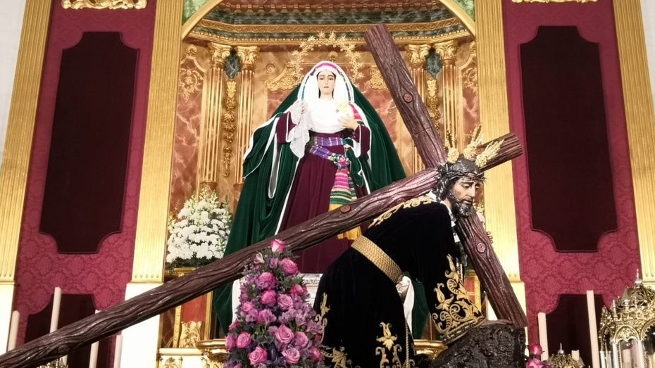 El Cristo de las Penas regresa al Polvorín tras permanecer más de cien días fuera por el estado de alarma