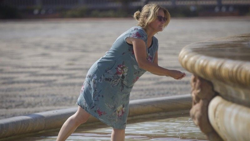 Aviso naranja este domingo en Huelva por temperaturas de hasta 43 grados 