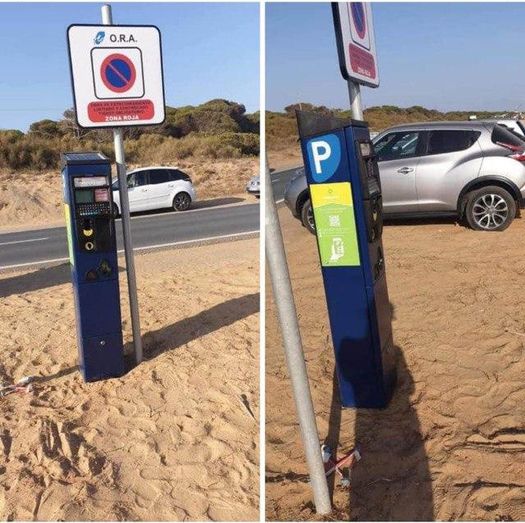 ¿Zona azul en la playa de La Bota?
