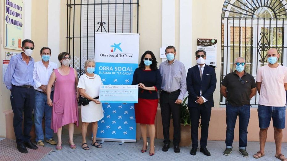 Asplama y la Caixa llevan su Programa de Comidas Solidarias a Mazagón