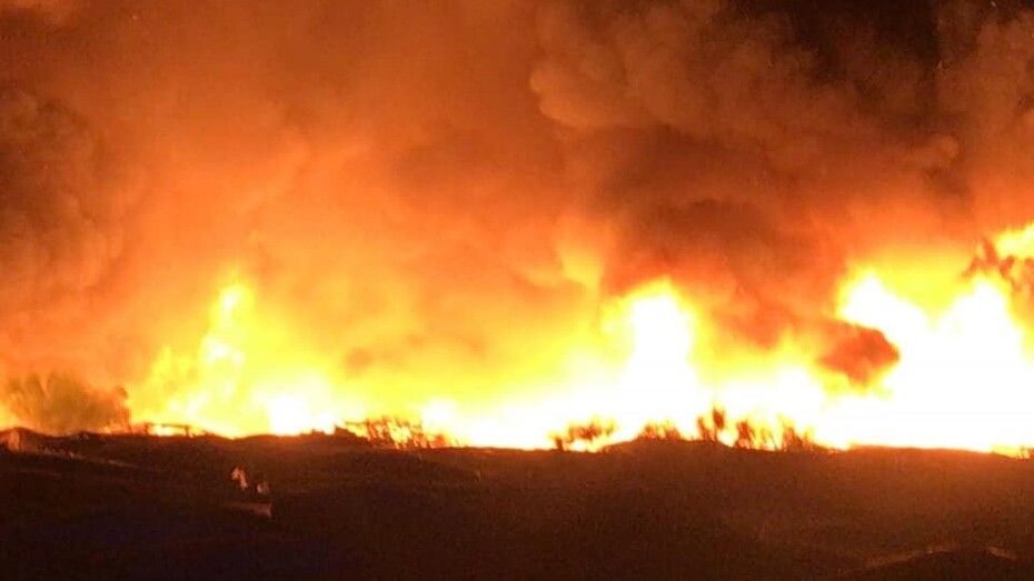 Un nuevo incendio esta madrugada en un asentamiento en El Terrón destroza 70 chabolas