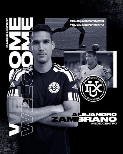Alejandro Zambrano, nuevo refuerzo del Internacional de Madrid de la 1ª RFEF