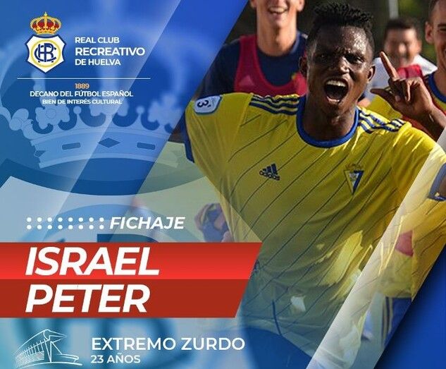 El nigeriano Peter refuerza la banda izquierda del Recre
