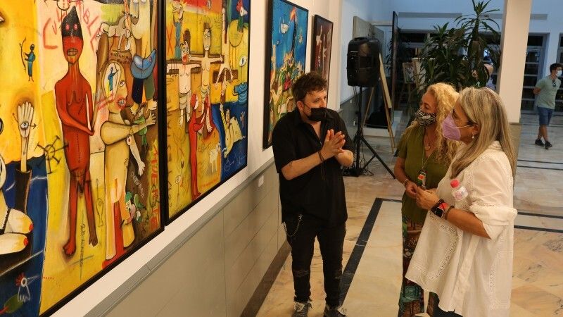 La obra del pintor onubense Rafa Pinto llega al Centro Cultural de la Villa de Cartaya