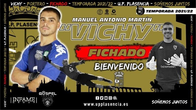 Vichy ficha por el Plasencia de la 3ª RFEF