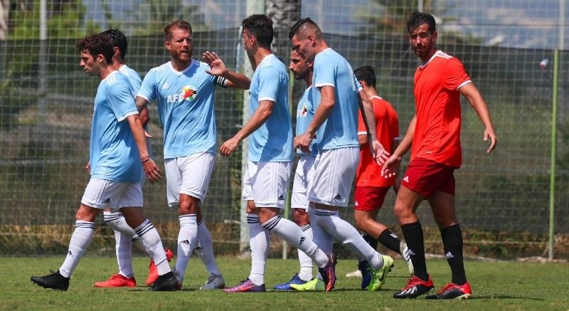 Chuli marca en el triunfo del equipo AFE y Morcillo ejerce de capitán