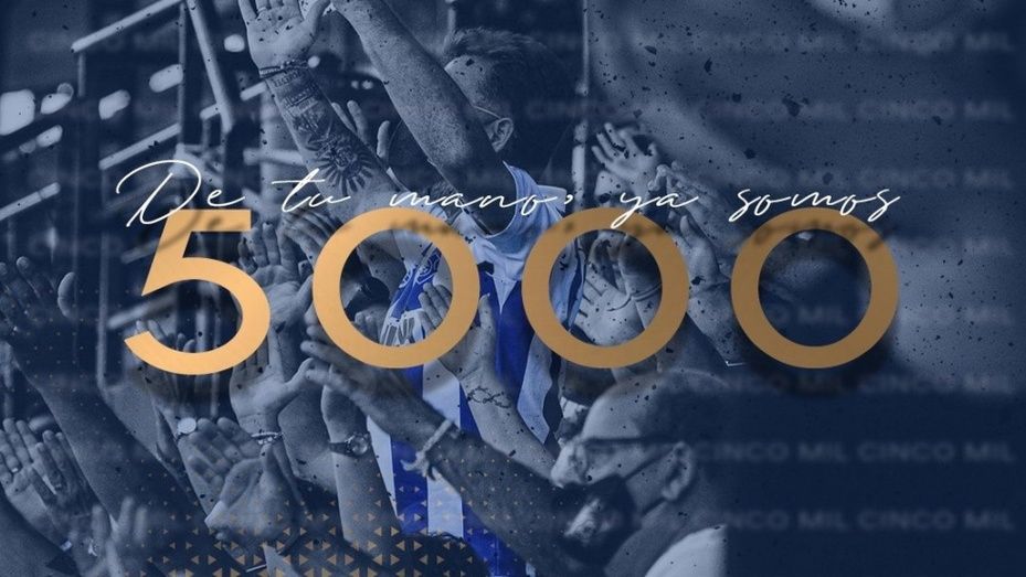 El Recreativo alcanza los 5.000 abonados
