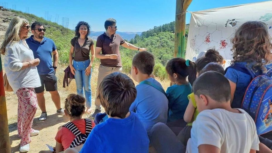 La Diputación desarrolla el proyecto 'La Escuela del Bosque' en Higuera y Corteconcepción