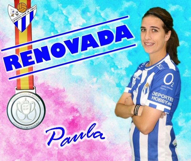 Paula Romero también renueva con el Sporting Huelva